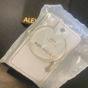 Alex and Ani Silver Giraffe Bracelet - NWT - New in Box